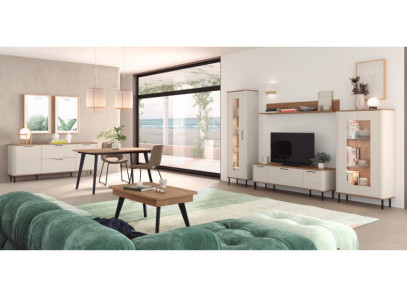 Composición de salón con vitrinas barato en Valencia
