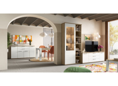 Salón con vitrina barato en Valencia