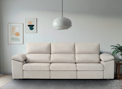 Sofá deslizante beige barato en Valencia