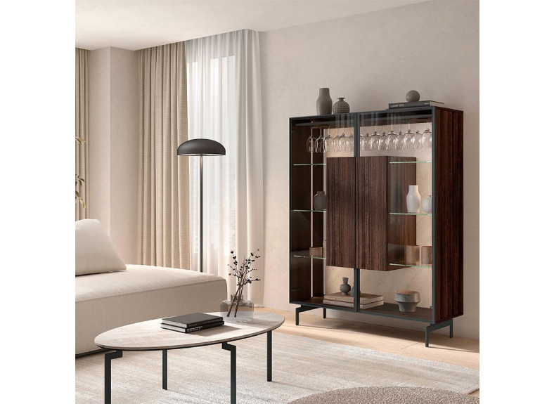 Vitrina bar con copero de Kazzano en Valencia| Muebles Intermobel®