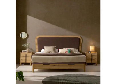 Canapés de madera con patas y cajones frontales | Muebles Intermobel