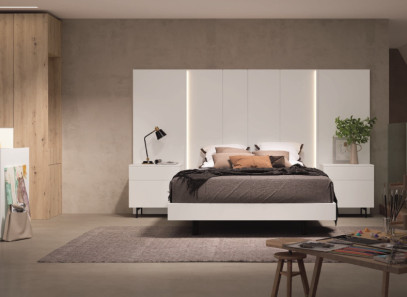 Cabecero y mesitas para habitación de matrimonio | Muebles Intermobel®