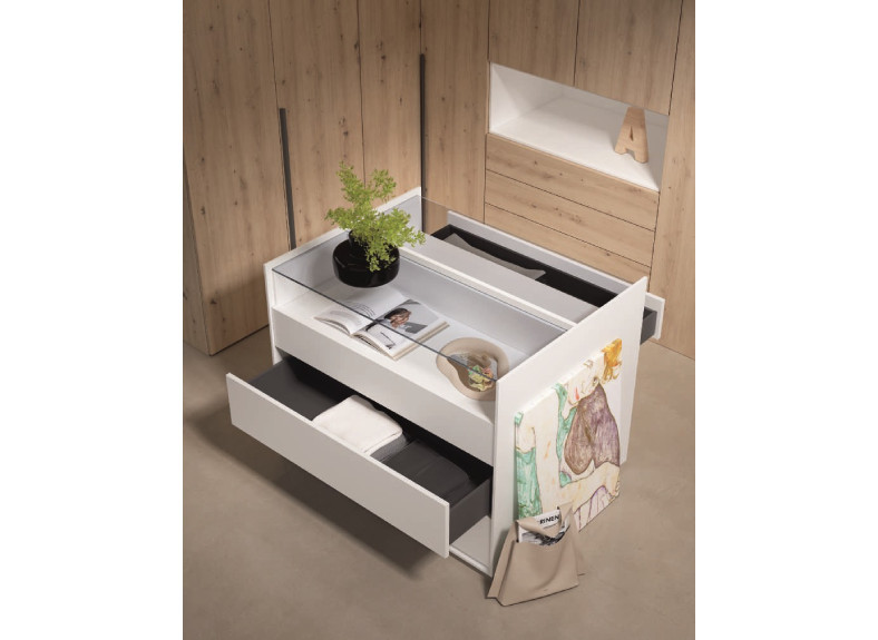 Isla con cajones para vestidor de Torga | Muebles Intermobel®