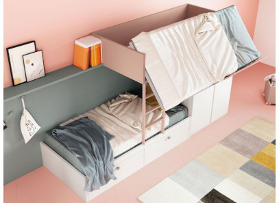 Litera para habitación Juvenil Moderna
