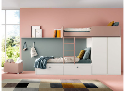 Litera para habitación Juvenil Moderna