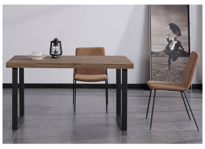 Mesa de comedor para decoración industrial