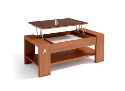 Moderna mesa de centro en Muebles Intermobel