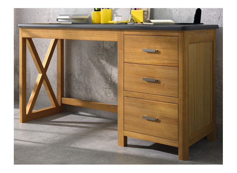 Escritorio rústico colonial 1