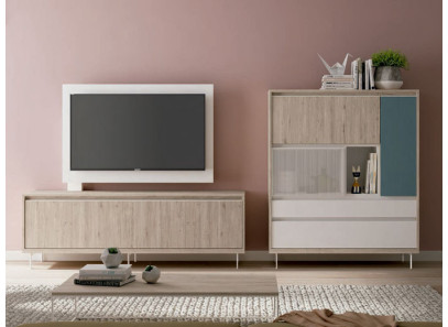 Salón de diseño moderno en Valencia, Muebles Intermobel