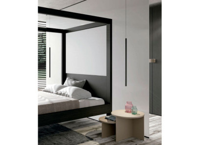 Dormitorio con dosel en Madrid - Muebles Valencia