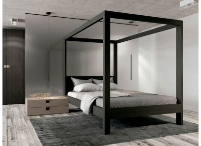 Dormitorio con dosel en Madrid - Muebles Valencia