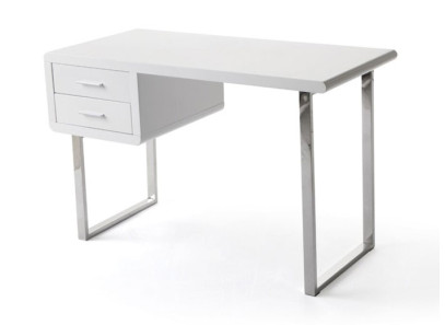 Escritorio de madera y metal