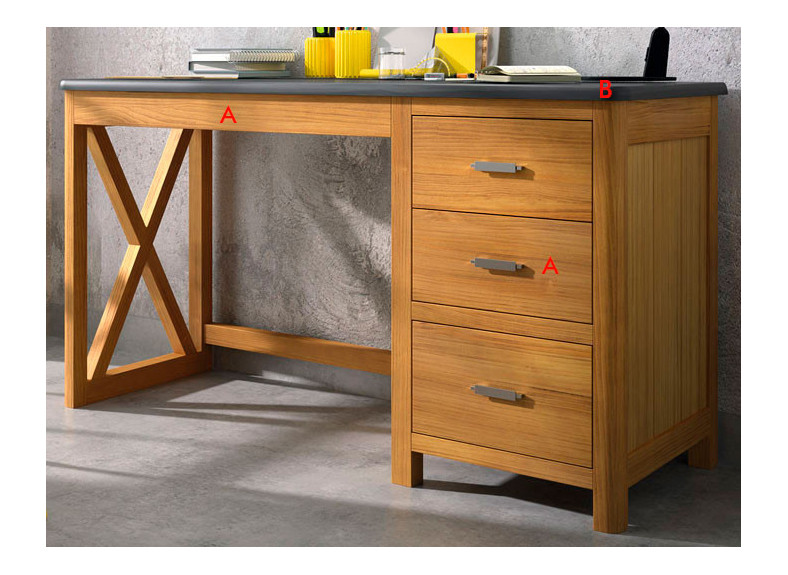 Escritorio estilo rústico