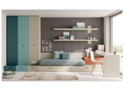 Dormitorio juvenil moderno