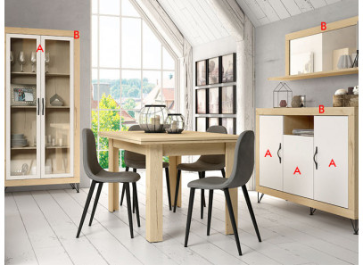 salón con mesa