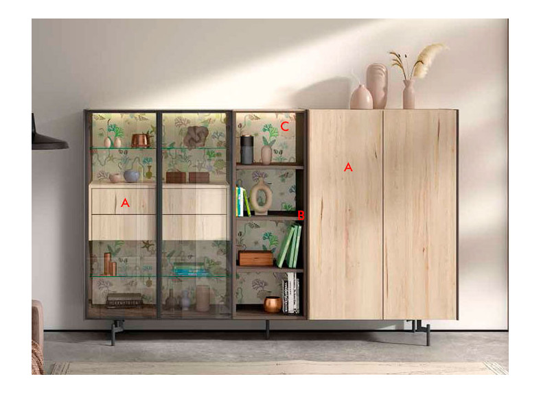 Vitrina grande para salón