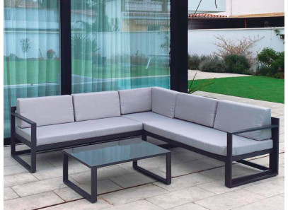 Rinconera de aluminio para jardín o terraza