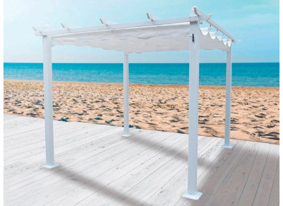 Pérgola de aluminio para jardín o terraza