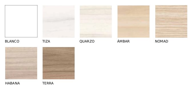 Colores Base del Catálogo Formas Evolution de Glicerio Chaves Hornero