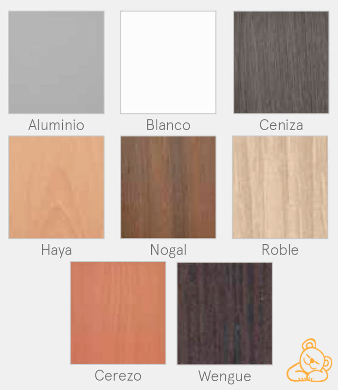 Acabados de madera para los cajones del canapé tapizado Cáceres